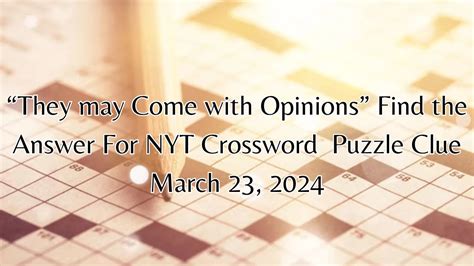 have a different opinion crossword clue|HAVE A DIFFERENT OPINION Crossword Clue